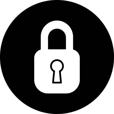 ikon vektör illüstrasyonunu kilitle