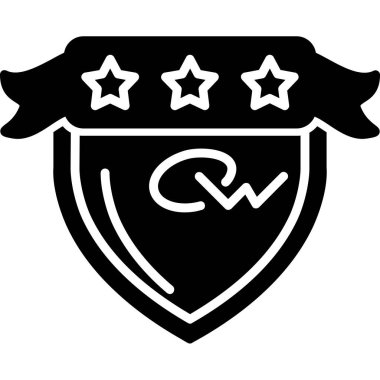 Modern b 'nin vektör illüstrasyonu kalkan simgesinden yoksun