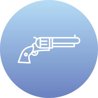 silah vektör simgesi modern basit illüstrasyon