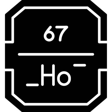 Modern kimyasal ikonun vektör illüstrasyonu