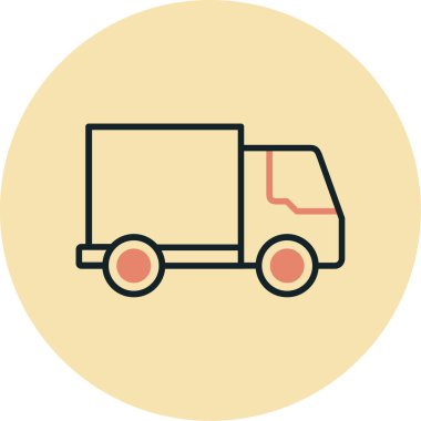 araba simgesi vektör illüstrasyonu