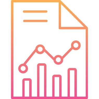 Veri Analizi Modern simge vektör çizimi