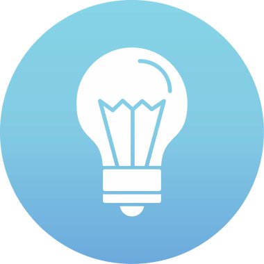 ampul simgesi vektör illüstrasyonu