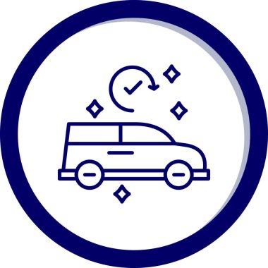 - Araba. Web simgesi basit illüstrasyon