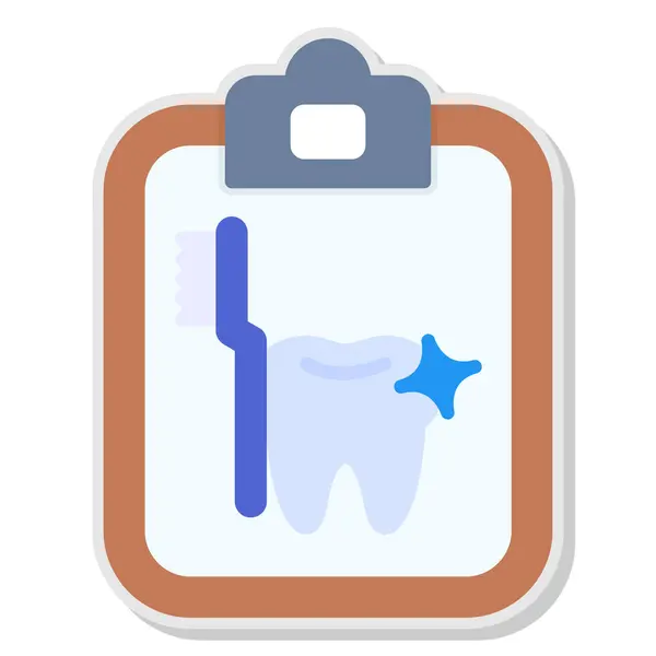 diş simgesi vektör illüstrasyonu