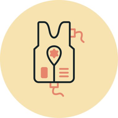 Kan simgesinin vektör illüstrasyonu