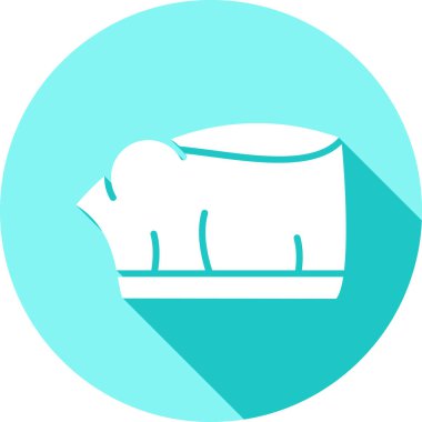 İnek ikonu. vektör illüstrasyonu