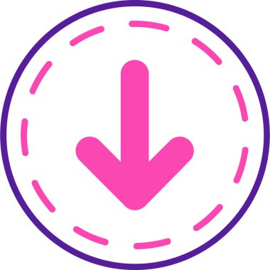 ok simgesi, vektör illüstrasyonu basit tasarım