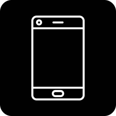 Akıllı telefon simgesinin vektör illüstrasyonu