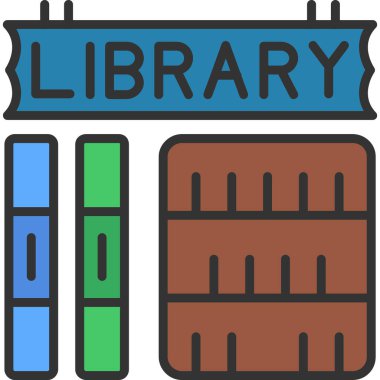 Bina. Web simgesi basit illüstrasyon