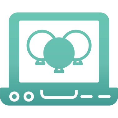 bilgisayar simgesi vektör illüstrasyonu