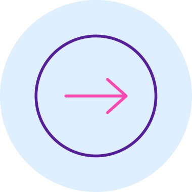 ok simgesinin vektör illüstrasyonu