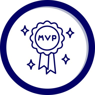 Madalya. Web simgesi basit illüstrasyon