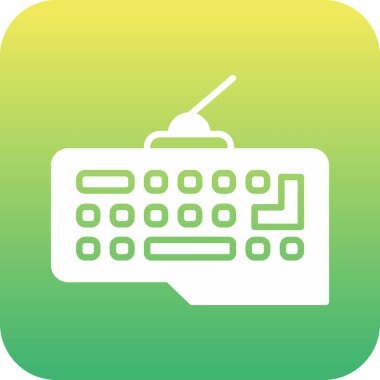 Benzersiz Radyo Vektör Satırı Simgesi