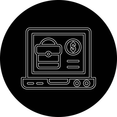 Modern simgenin vektör illüstrasyonu