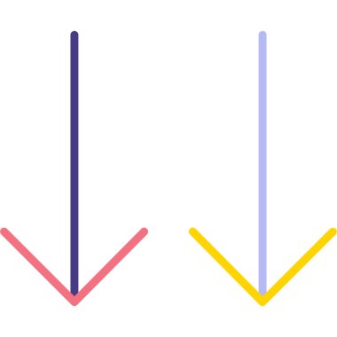 ok simgesi vektör illüstrasyonu