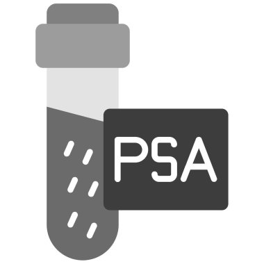 Şırıngalı bir test tüpünün vektör çizimi