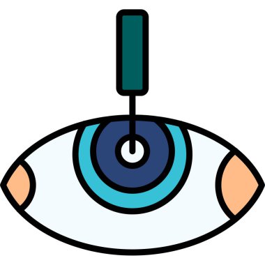 Göz simgesi. vektör illüstrasyonu