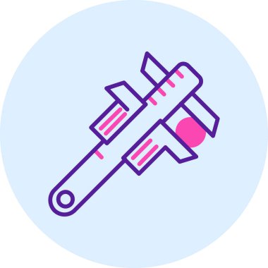 Modern simgenin vektör illüstrasyonu