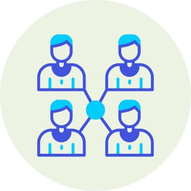 şebeke. Web simgesi basit illüstrasyon