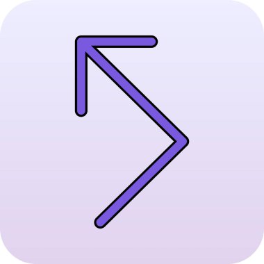 ok işareti simgesi, vektör çizimi