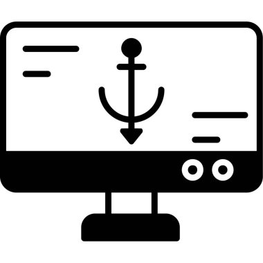 izleyici ikon vektör illüstrasyonu