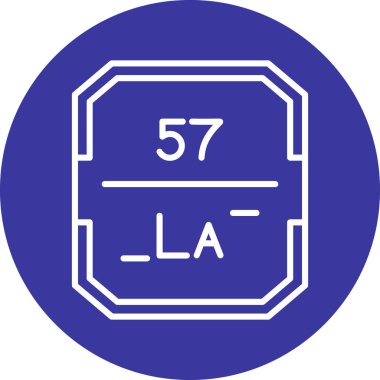 Mavi ve beyaz simgenin vektör görüntüsü