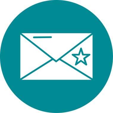 Posta simgesinin vektör illüstrasyonu