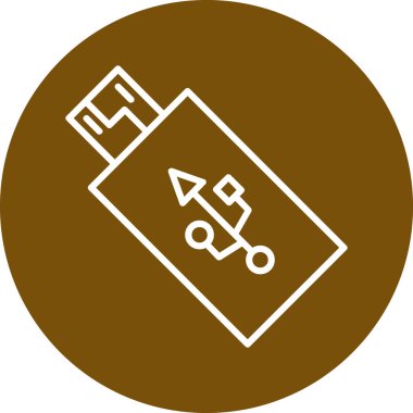 Modern simgenin vektör illüstrasyonu