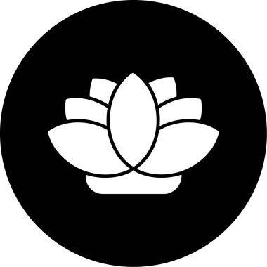 Nilüfer çiçeğinin vektör çizimi