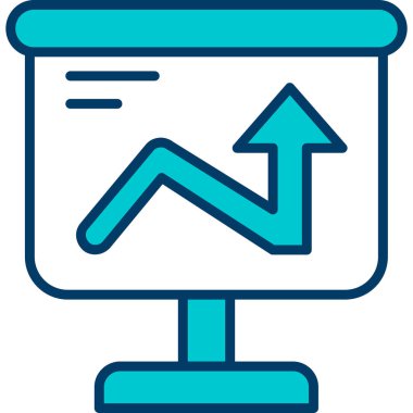 Modern bir simgenin vektör illüstrasyonu
