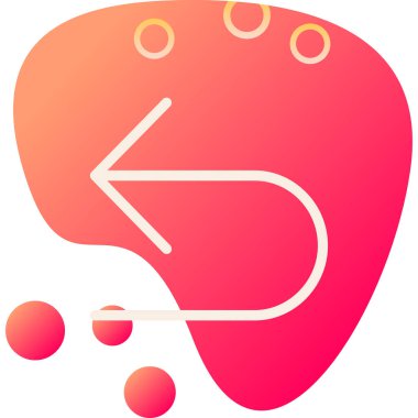 Beyin. Web simgesi basit illüstrasyon