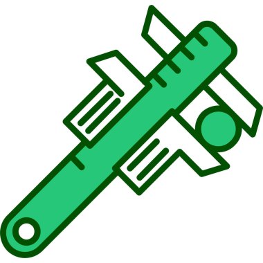 Tornavida. Web simgesi basit illüstrasyon