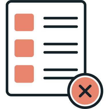 onay listesi simgesini. vektör çizim