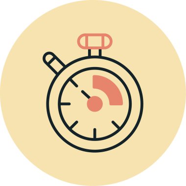 Pusula renkli vektör simgesi