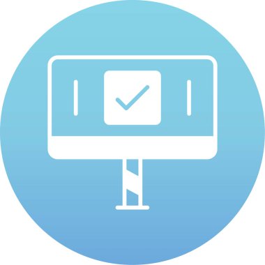 Modern bir simgenin vektör illüstrasyonu