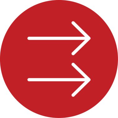 sağ ok simge vektör çizim