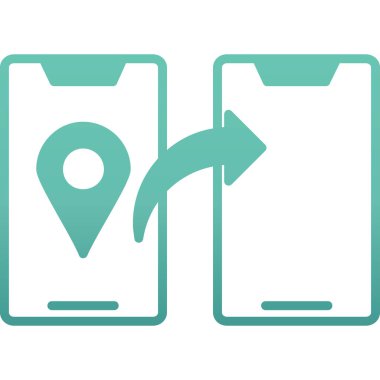 GPS simge. Vektör çizim