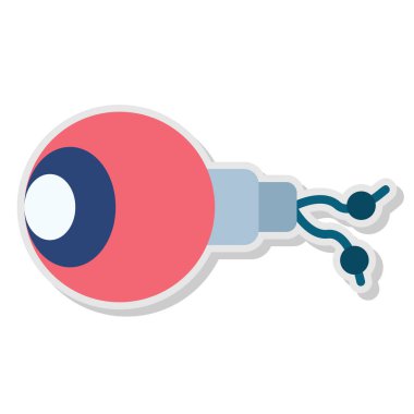 Göz simgesi vektör illüstrasyonu