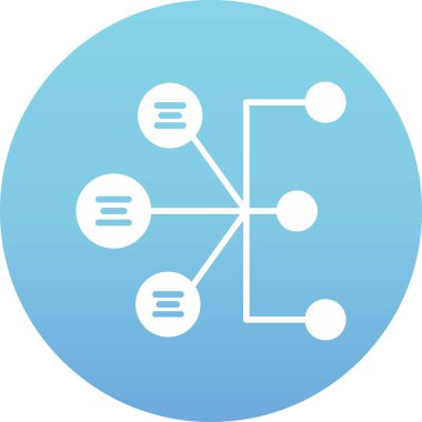 şebeke. Web simgesi basit illüstrasyon