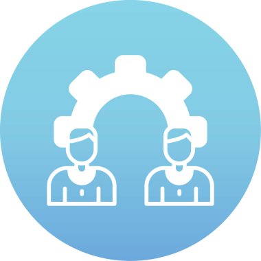 İnsan simgesinin vektör illüstrasyonu