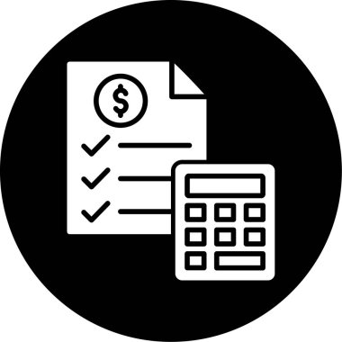 Düz tasarımda iş belgesi simgesi