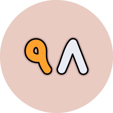 Bir Q harfinin çizimi