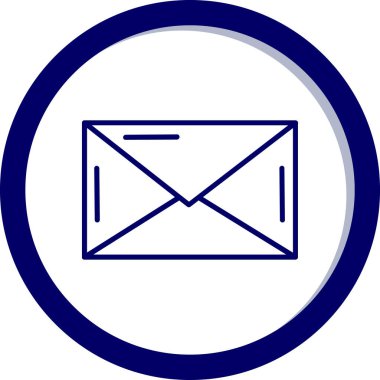 E- posta simgesinin vektör illüstrasyonu