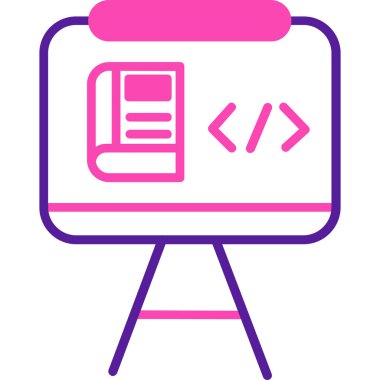 Sunuyu web simgesi, vektör çizim