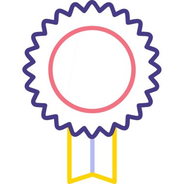 Madalya. Web simgesi basit illüstrasyon