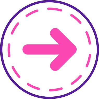 ok simgesi vektör illüstrasyonu