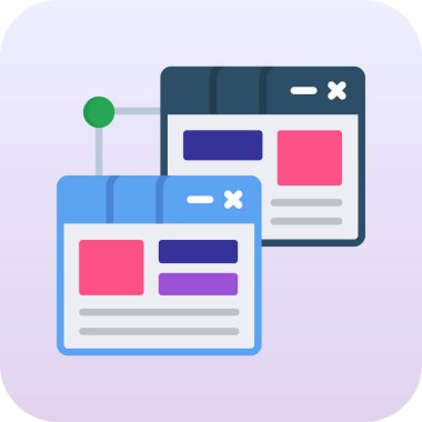 Web tasarım yerleşim simgesi