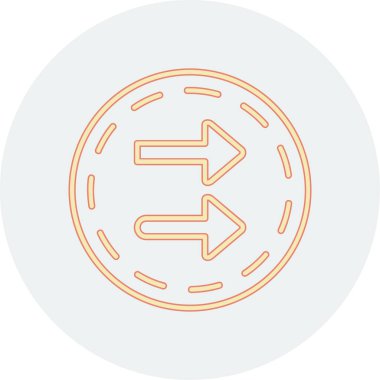 Modern simgenin vektör illüstrasyonu