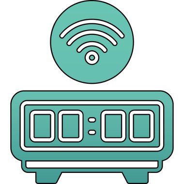 Benzersiz yönlendirici vektör simgesi